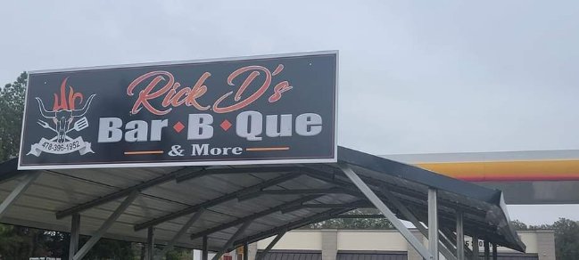 Banner Rick D's Bbq & More 01