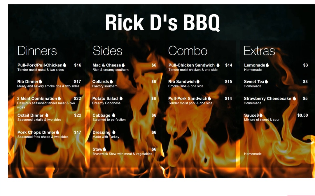Banner Rick D's Bbq & More 03